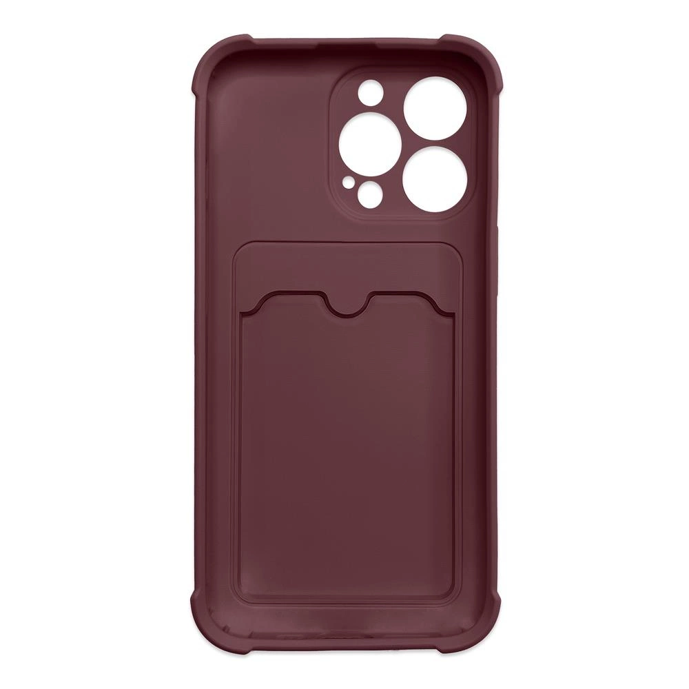 Card Armor Case Pouch Cover for iPhone 11 Pro Max Card Wallet Silicone Air Bag Armor Case Raspberryeng