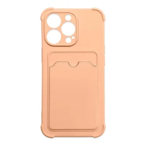 Card Armor Case Pouch Cover for iPhone 12 Pro Card Wallet Silicone Air Bag Armor Pinkeng