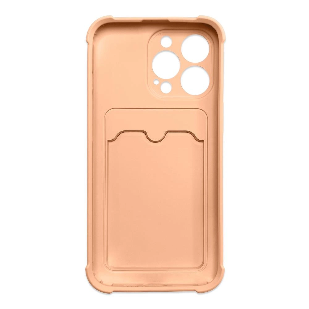Card Armor Case Pouch Cover for iPhone 12 Pro Card Wallet Silicone Air Bag Armor Pinkeng