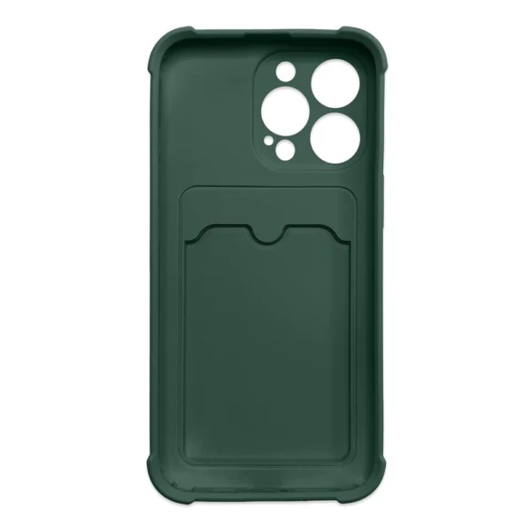Card Armor Case Pouch Cover for iPhone 12 Pro Card Wallet Silicone Air Bag Armor Greeneng