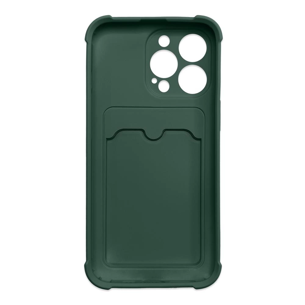 Card Armor Case Pouch Cover for iPhone 12 Pro Card Wallet Silicone Air Bag Armor Greeneng