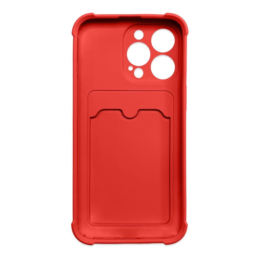 Card Armor Case Pouch Cover for iPhone 12 Pro Max Card Wallet Silicone Air Bag Armor Redeng