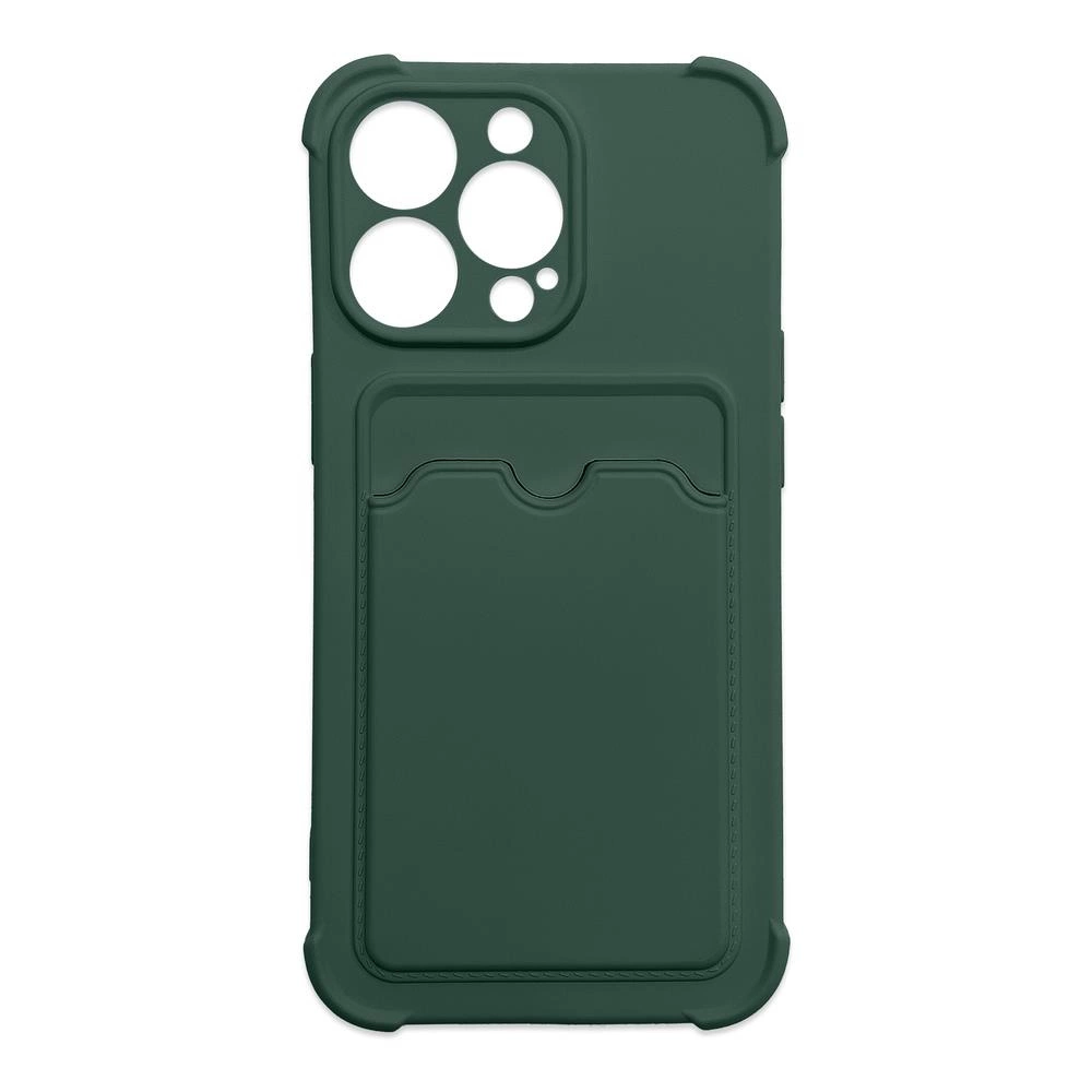 Card Armor Case Pouch Cover for iPhone 12 Pro Max Card Wallet Silicone Air Bag Armor Greeneng