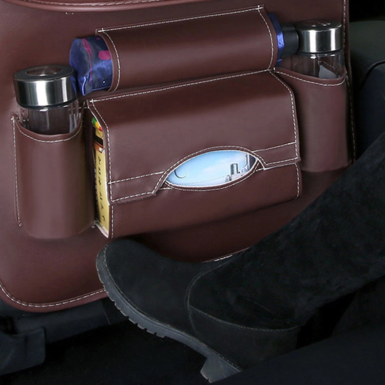 Car organizer for the seat foldable shelf mini car table beigeeng