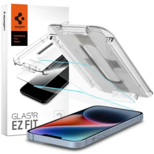 Spigen Glas.tR EZ Fit Tempered Glass for iPhone 13 / 13 Pro / 14 / 16e - 2 pcs.eng