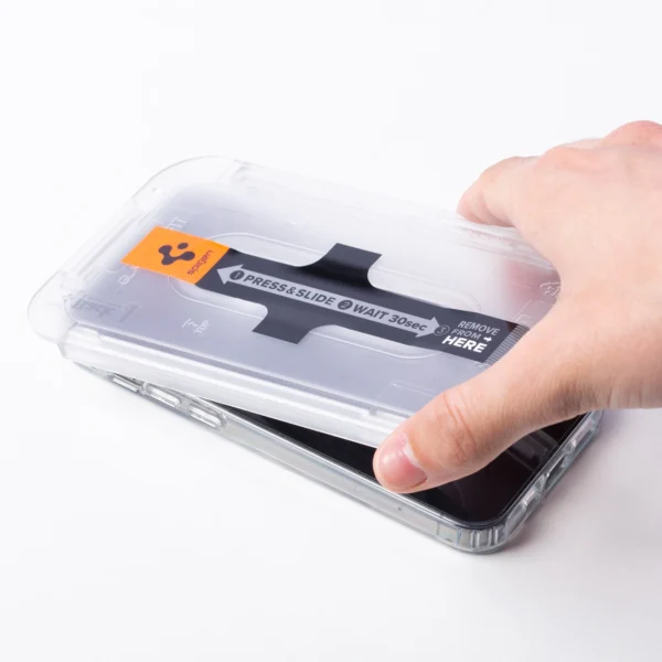 Spigen Glas.tR EZ Fit Tempered Glass for iPhone 13 / 13 Pro / 14 / 16e - 2 pcs.eng
