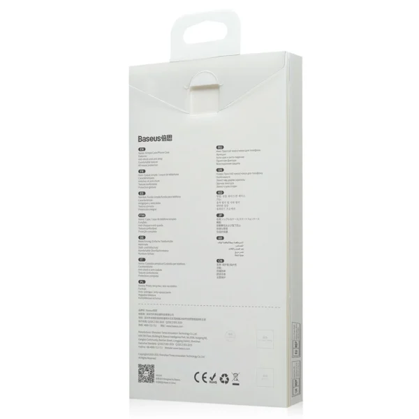 Baseus Simple Series Case transparent gel case for iPhone 13 Pro Max transparent (ARAJ000202)eng