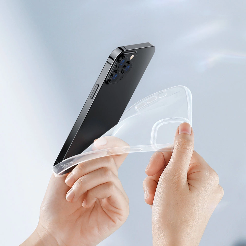 Baseus Simple Series Case transparent gel case for iPhone 13 Pro Max transparent (ARAJ000202)eng