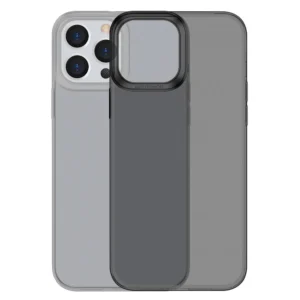 Baseus Simple Series Case transparent gel case for iPhone 13 Pro black (ARAJ000401)eng
