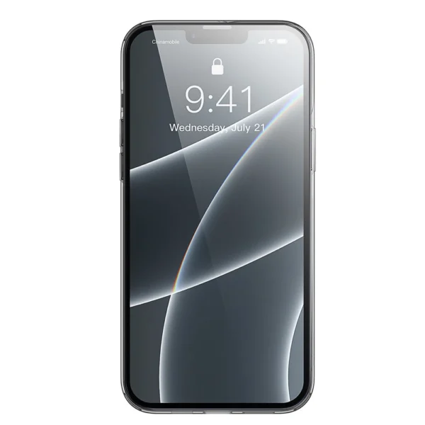 Baseus Simple Series Case transparent gel case for iPhone 13 Pro black (ARAJ000401)eng