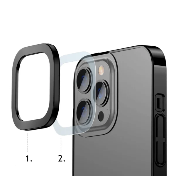 Baseus Glitter Case transparent cover iPhone 13 Pro Max black (ARMC000201)eng