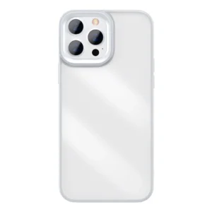 Baseus Crystal Phone Case Armor Case for iPhone 13 Pro with Gel Frame gray (ARJT000413)eng
