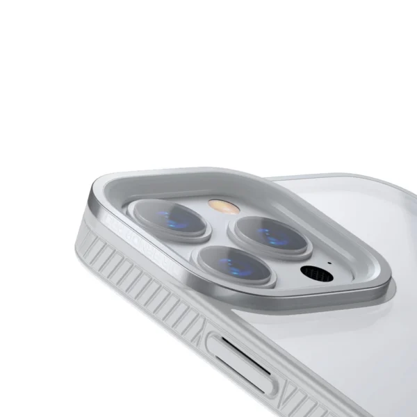 Baseus Crystal Phone Case Armor Case for iPhone 13 Pro with Gel Frame gray (ARJT000413)eng