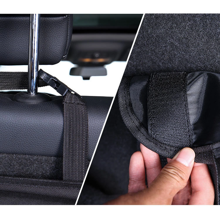 Car organizer for the rear seat backrest for the trunk blackeng