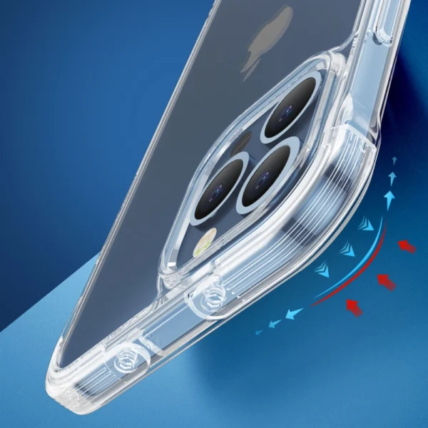 Joyroom Defender Series case for iPhone 13 rugged housing with hooks kickstand transparent (JR-BP954)eng