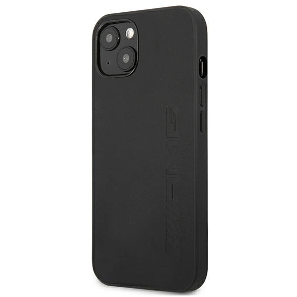 AMG AMHCP13SDOLBK iPhone 13 mini 5,4" czarny/black hardcase Leather Hot Stampedeng