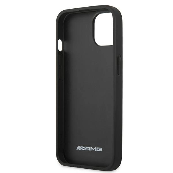 AMG AMHCP13SDOLBK iPhone 13 mini 5,4" czarny/black hardcase Leather Hot Stampedeng