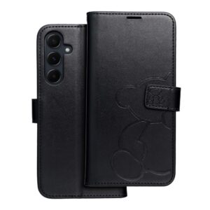 MEZZO Book case for SAMSUNG A55 5G teddy bear black