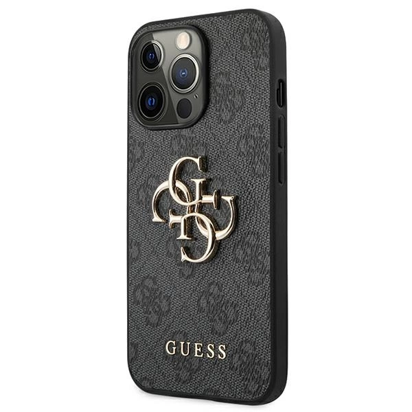 Guess GUHCP13X4GMGGR iPhone 13 Pro Max 6.7" grey/grey hardcase 4G Big Metal Logoeng