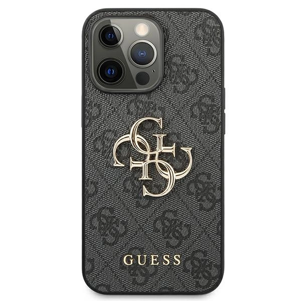 Guess GUHCP13X4GMGGR iPhone 13 Pro Max 6.7" grey/grey hardcase 4G Big Metal Logoeng