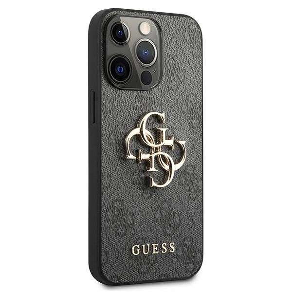 Guess GUHCP13X4GMGGR iPhone 13 Pro Max 6.7" grey/grey hardcase 4G Big Metal Logoeng