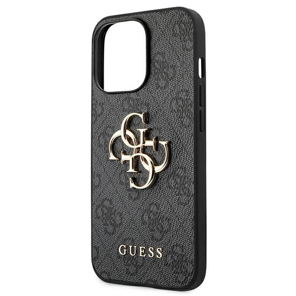 Guess GUHCP13X4GMGGR iPhone 13 Pro Max 6.7" grey/grey hardcase 4G Big Metal Logoeng