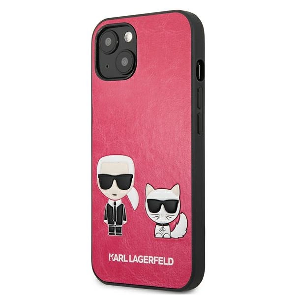 Karl Lagerfeld KLHCP13SPCUSKCP iPhone 13 mini 5,4" fuksja/fuchsia hardcase Ikonik Karl & Choupetteeng