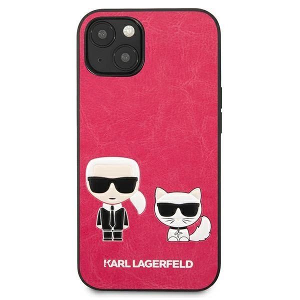 Karl Lagerfeld KLHCP13SPCUSKCP iPhone 13 mini 5,4" fuksja/fuchsia hardcase Ikonik Karl & Choupetteeng