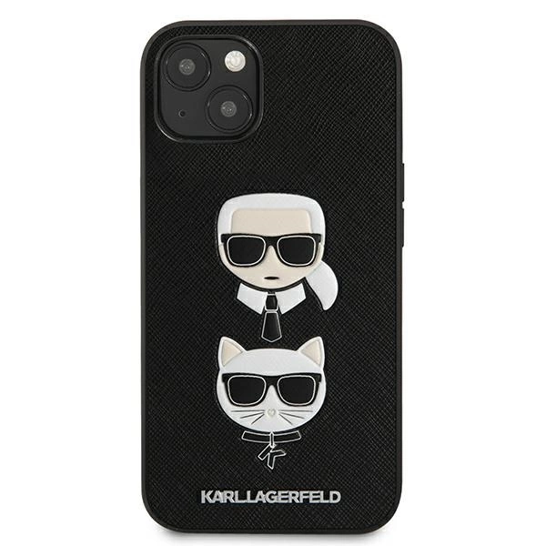 Karl Lagerfeld KLHCP13SSAKICKCBK iPhone 13 mini 5,4" czarny/black hardcase Saffiano Karl & Choupetteeng