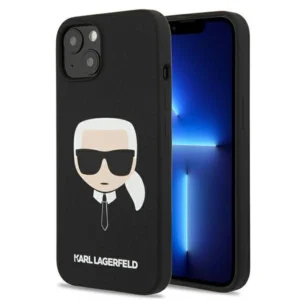 Karl Lagerfeld KLHCP13SSLKHBK iPhone 13 mini 5,4" czarny/black hardcase Silicone Karl's Headeng