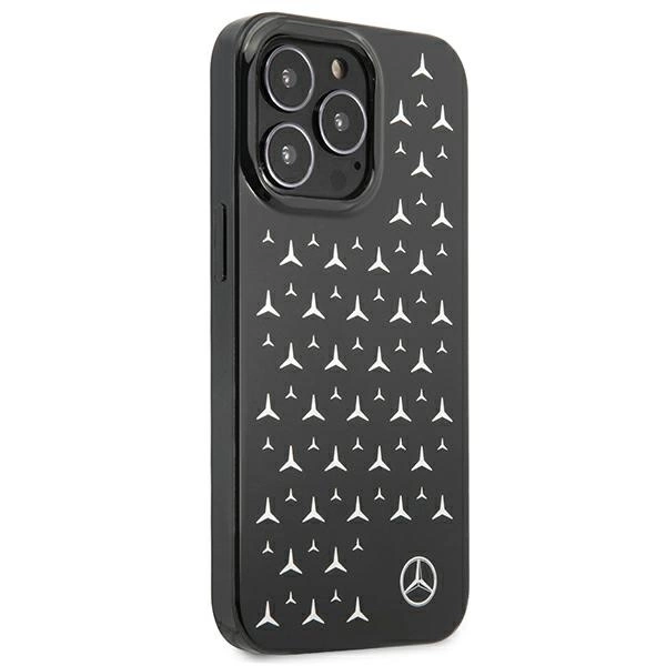 Mercedes MEHCP13LESPBK iPhone 13 Pro / 13 6,1" czarny/black hardcase Silver Stars Patterneng