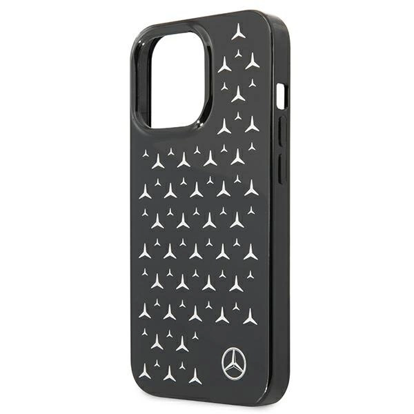 Mercedes MEHCP13LESPBK iPhone 13 Pro / 13 6,1" czarny/black hardcase Silver Stars Patterneng