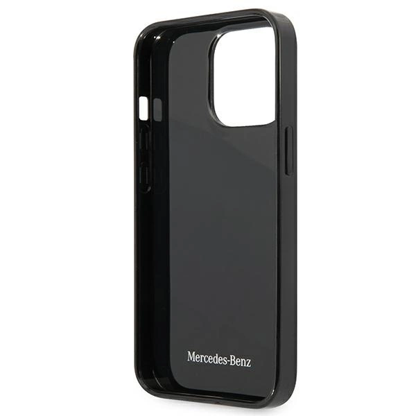 Mercedes MEHCP13LESPBK iPhone 13 Pro / 13 6,1" czarny/black hardcase Silver Stars Patterneng