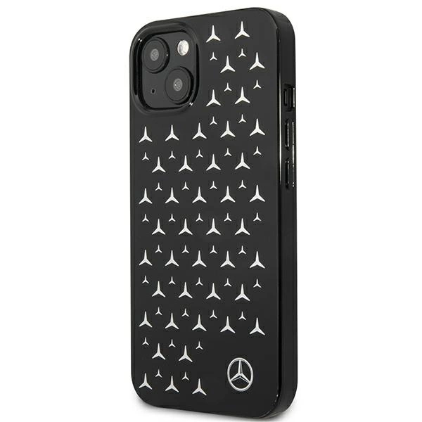 Mercedes MEHCP13SESPBK iPhone 13 mini 5,4" czarny/black hardcase Silver Stars Patterneng
