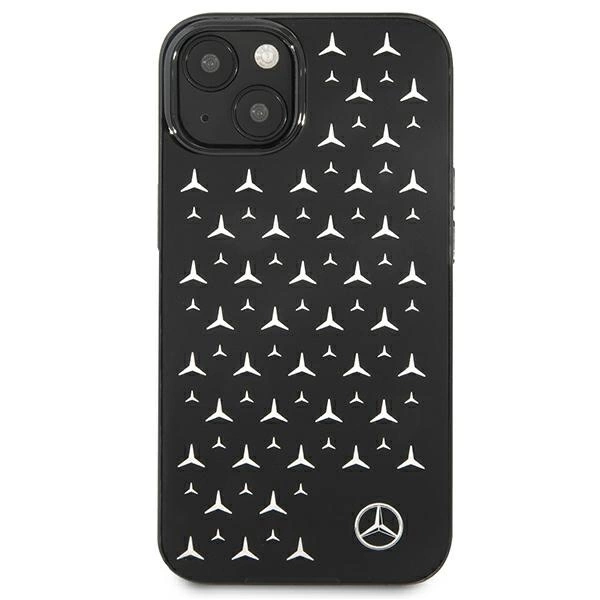 Mercedes MEHCP13SESPBK iPhone 13 mini 5,4" czarny/black hardcase Silver Stars Patterneng