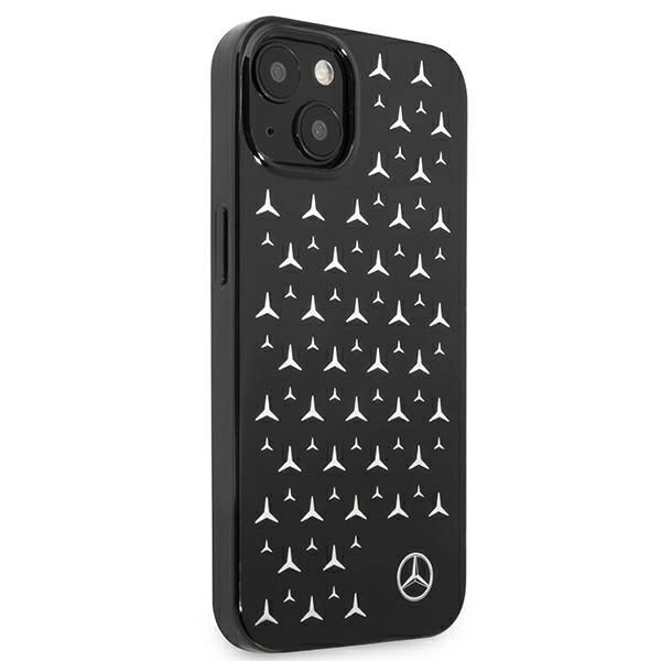Mercedes MEHCP13SESPBK iPhone 13 mini 5,4" czarny/black hardcase Silver Stars Patterneng