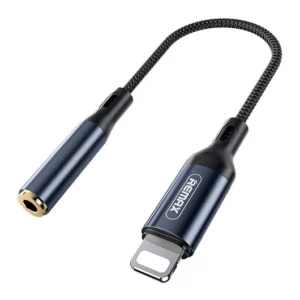 Remax Sury Series adapter Lightning - mini jack 3.5mm 0.13m graphite (RL-LA13i)eng