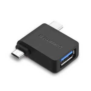Ugreen adapter OTG USB USB 3.2 Gen 1 (5Gbps) - USB Type C / micro USB black (30453)eng