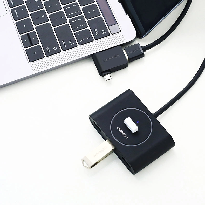 Ugreen adapter OTG USB USB 3.2 Gen 1 (5Gbps) - USB Type C / micro USB black (30453)eng