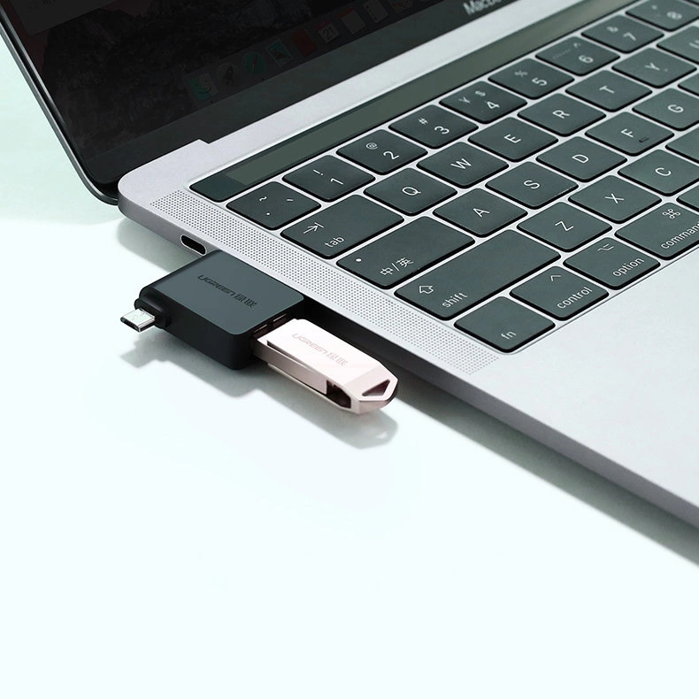 Ugreen adapter OTG USB USB 3.2 Gen 1 (5Gbps) - USB Type C / micro USB black (30453)eng