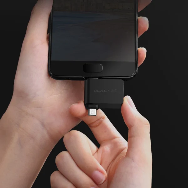 Ugreen adapter OTG USB USB 3.2 Gen 1 (5Gbps) - USB Type C / micro USB black (30453)eng