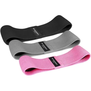 Wozinsky set of 3x fabric bands resistance bands mini band for yoga fitness crossfit exercises (WFB-01)eng