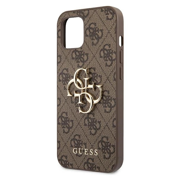 Guess GUHCP13M4GMGBR iPhone 13 6,1" brązowy/brown hardcase 4G Big Metal Logoeng