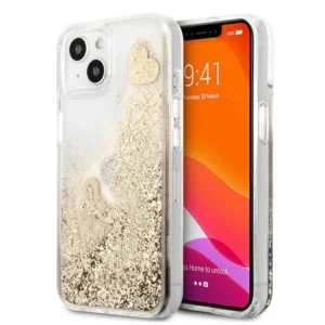 Guess Glitter Charms iPhone 13 mini Case - Goldeng