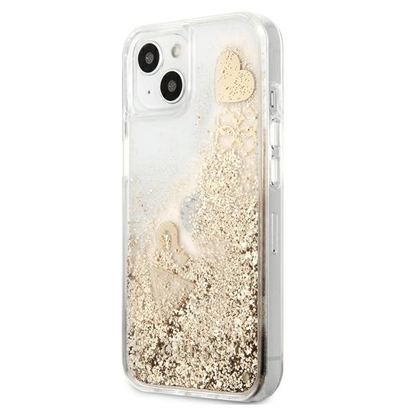 Guess Glitter Charms iPhone 13 mini Case - Goldeng