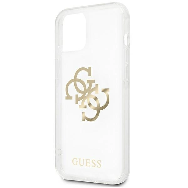 Guess GUHCP13SKS4GGO iPhone 13 mini 5.4" Transparent hardcase 4G Gold Charms Collectioneng