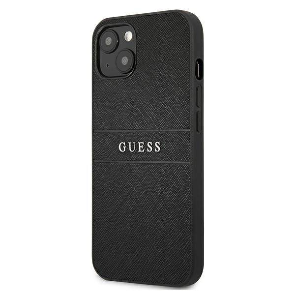 Guess Saffiano Strap Case for iPhone 13 mini 5.4" - Blackeng