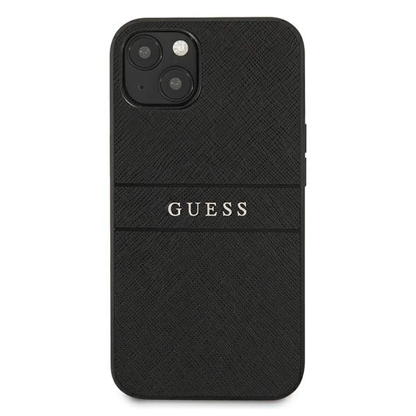 Guess Saffiano Strap Case for iPhone 13 mini 5.4" - Blackeng