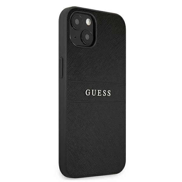 Guess Saffiano Strap Case for iPhone 13 mini 5.4" - Blackeng