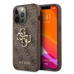 Guess GUHCP13X4GMGBR iPhone 13 Pro Max 6.7" brown/brown hardcase 4G Big Metal Logoeng